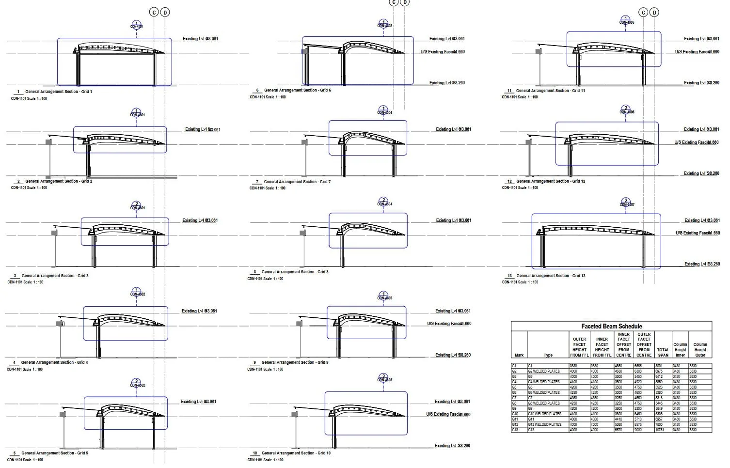 Wentworth Hotel Canopy Sections