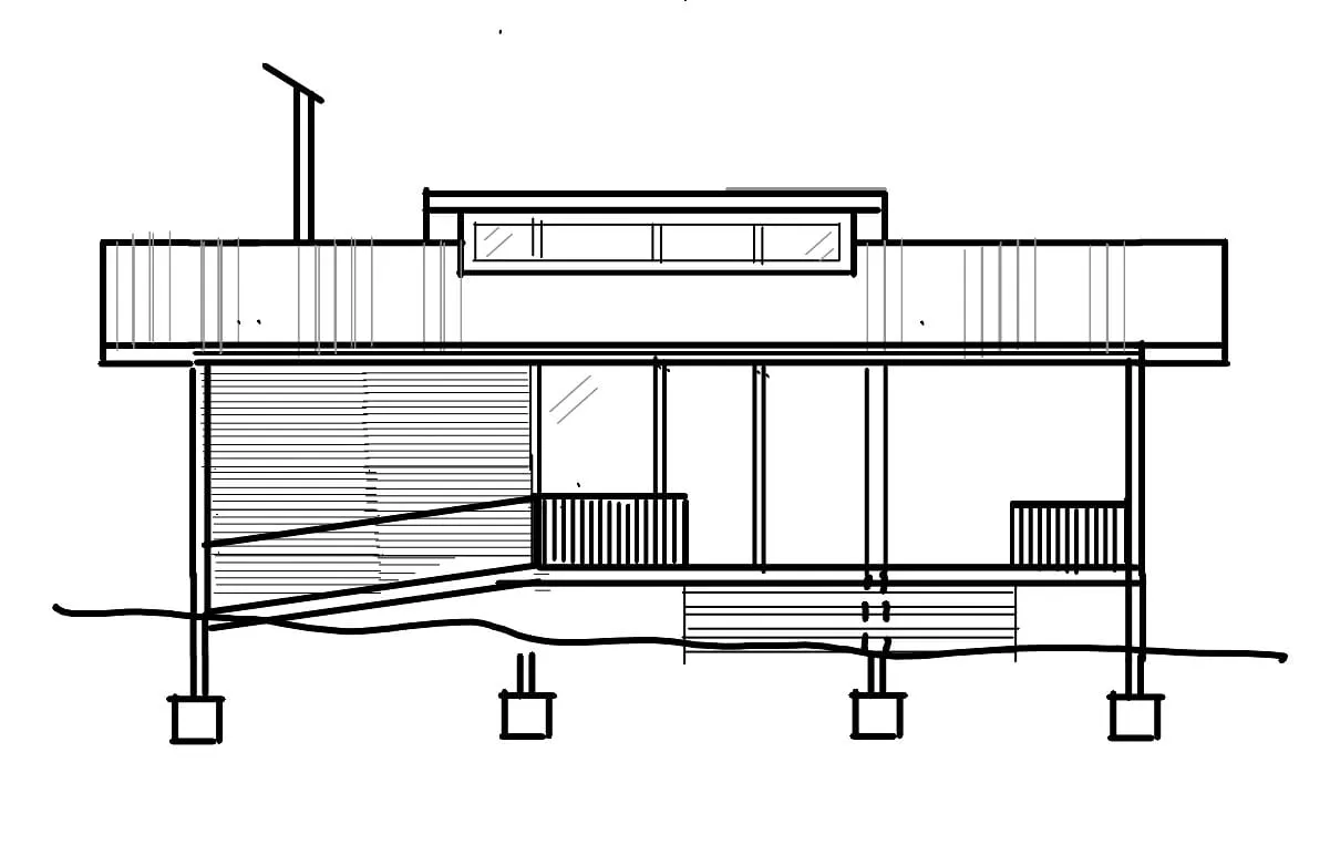 Kitchen Elevation - Front View