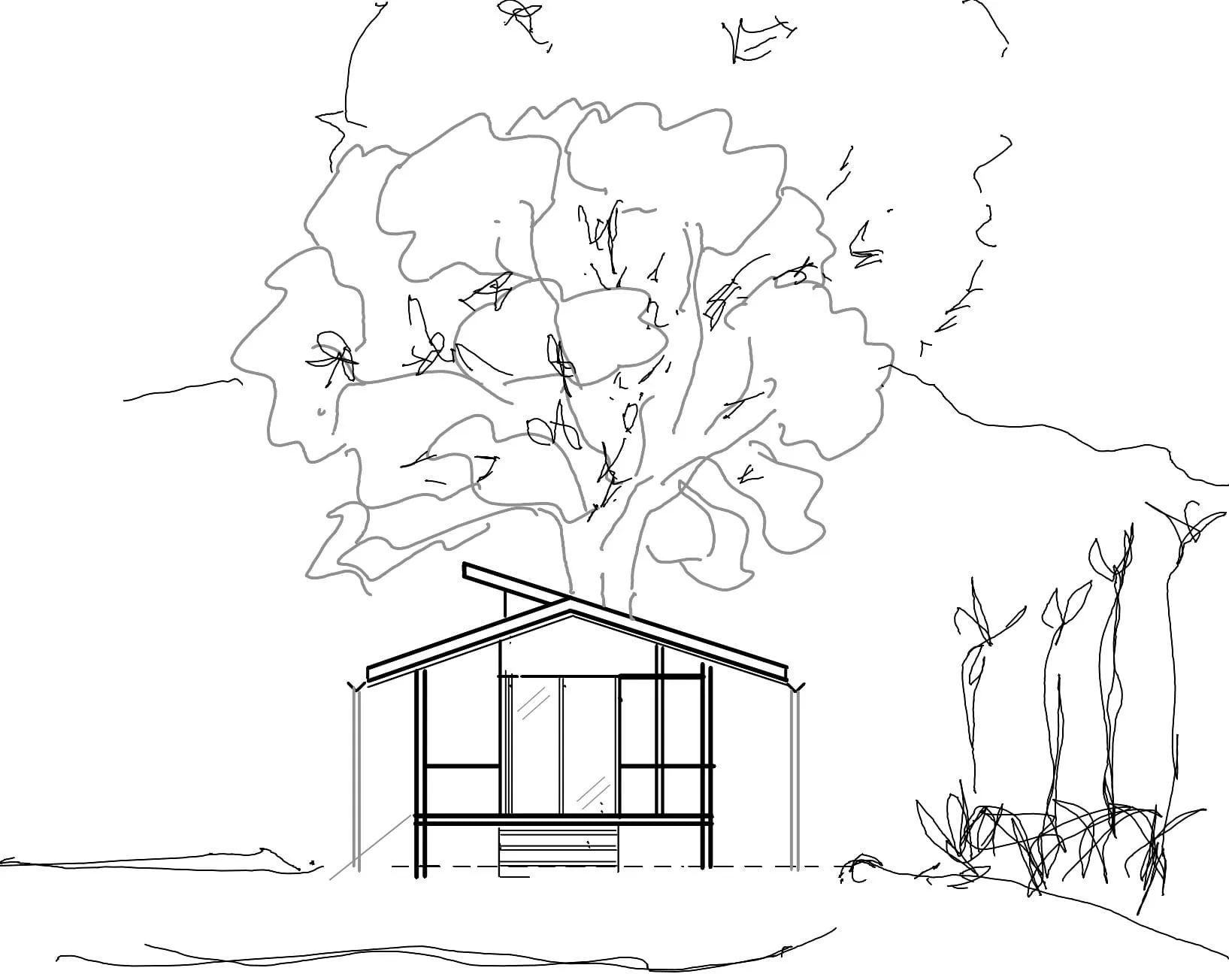 Kitchen Elevation - Rear View